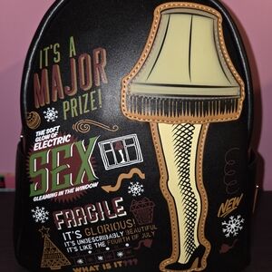 Loungefly Black and Yellow Backpack